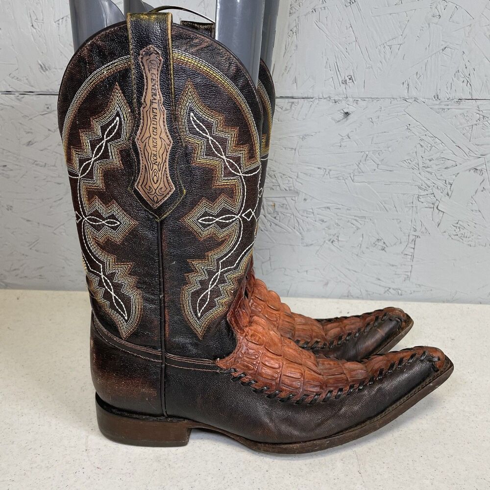 El General Limited Edition Alligator Style Boots